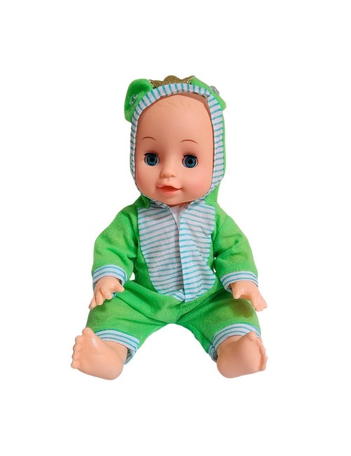 Muñeco Bebe Pijama Con Pañal Bacinilla + Accesorios