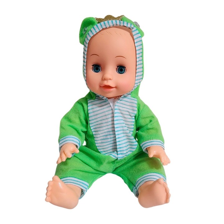 Muñeco Bebe Pijama Con Pañal Bacinilla + Accesorios