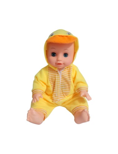 Muñeco Bebe Pijama Con Pañal Bacinilla + Accesorios