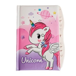 Agenda Libreta Unicornio Tornasol Niñas