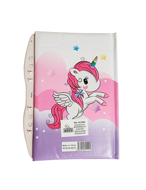 Agenda Libreta Unicornio Tornasol Niñas