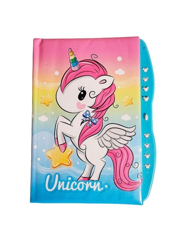 Agenda Libreta Unicornio Tornasol Niñas