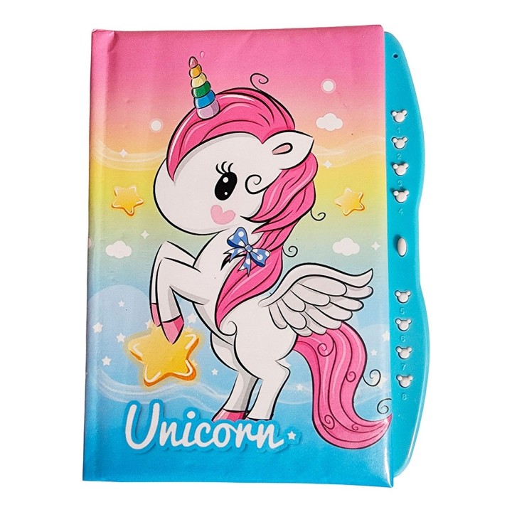 Agenda Libreta Unicornio Tornasol Niñas