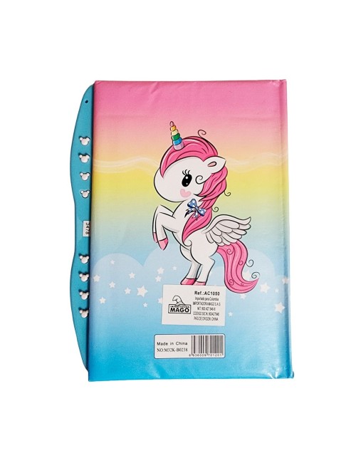 Agenda Libreta Unicornio Tornasol Niñas