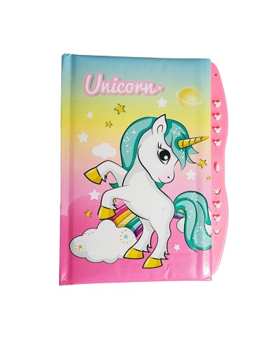 Agenda Libreta Unicornio Tornasol Niñas