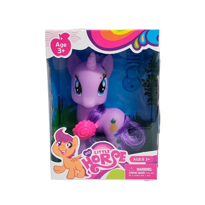 Unicornio Pony Juguete Niñas Interactivo + Peine