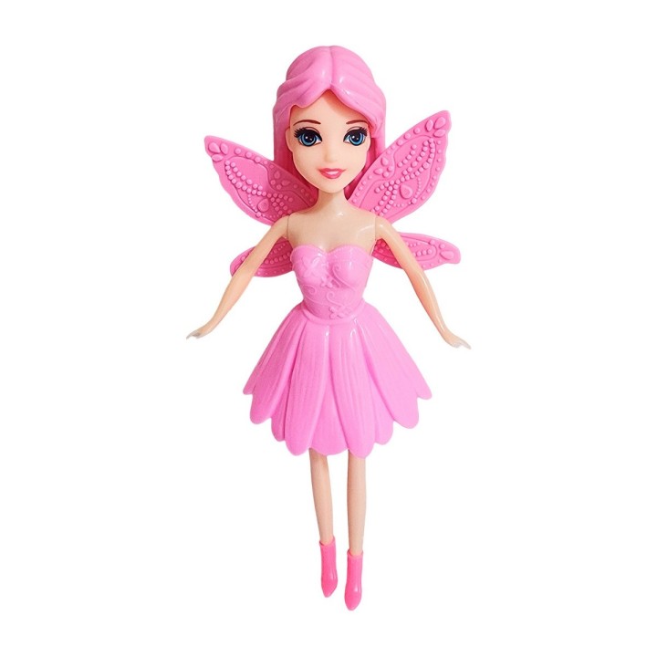 Muñeca Hada Con Vestido Juguete Niña + Accesorios Belleza