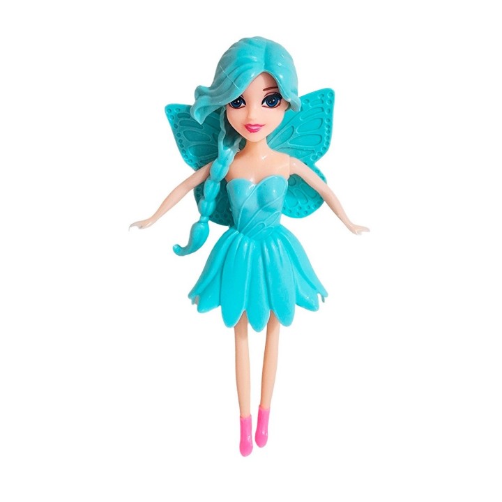 Muñeca Hada Con Vestido Juguete Niña + Accesorios Belleza