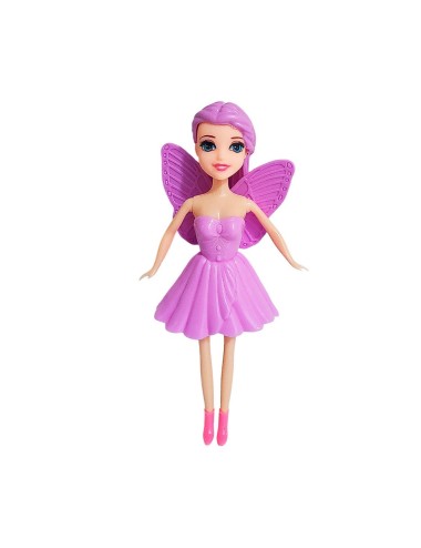 Muñeca Hada Con Vestido Juguete Niña + Accesorios Belleza