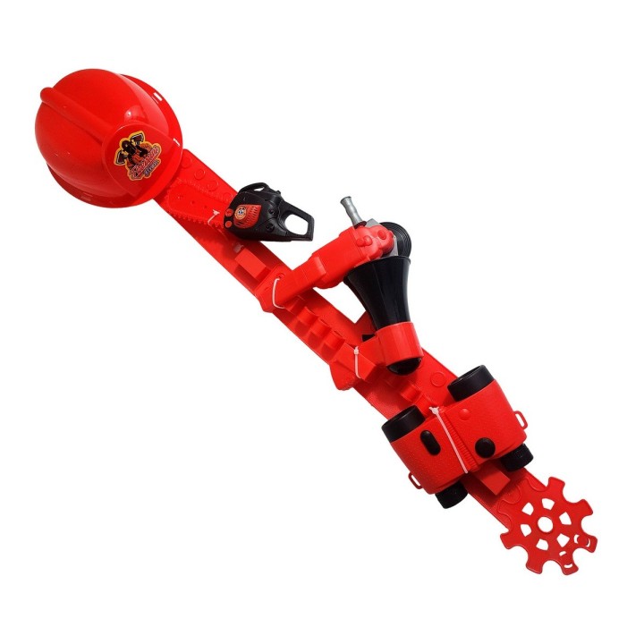 Juguete Niños Set De Herramientas Juego Kit Casco Bomberos