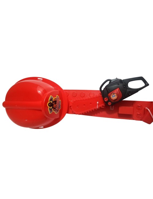 Juguete Niños Set De Herramientas Juego Kit Casco Bomberos