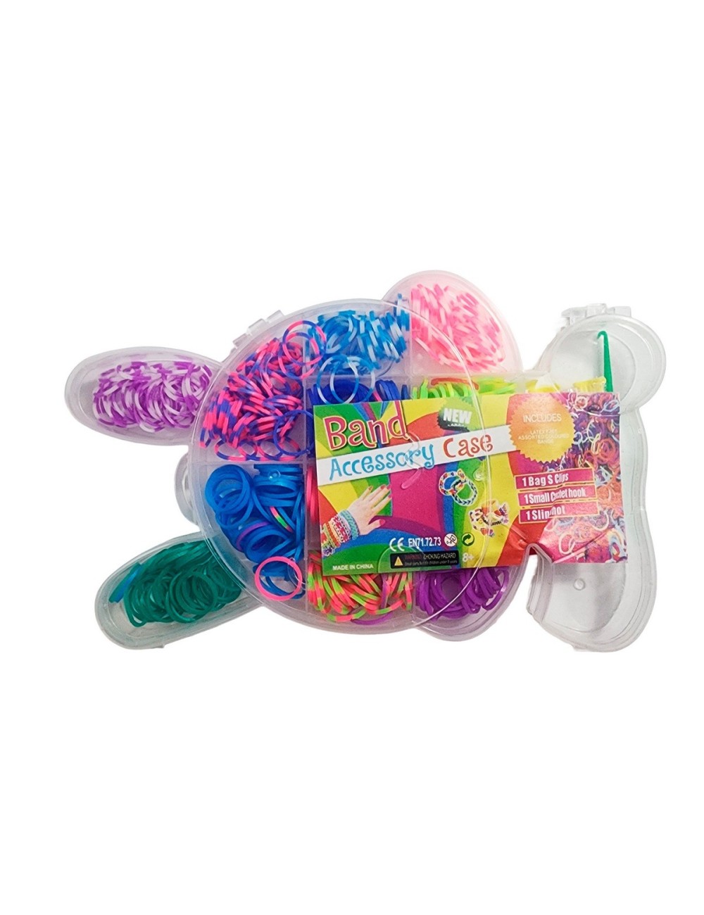 Set Kit Para Hacer Pulseras Niña Style + Estuche Conejo