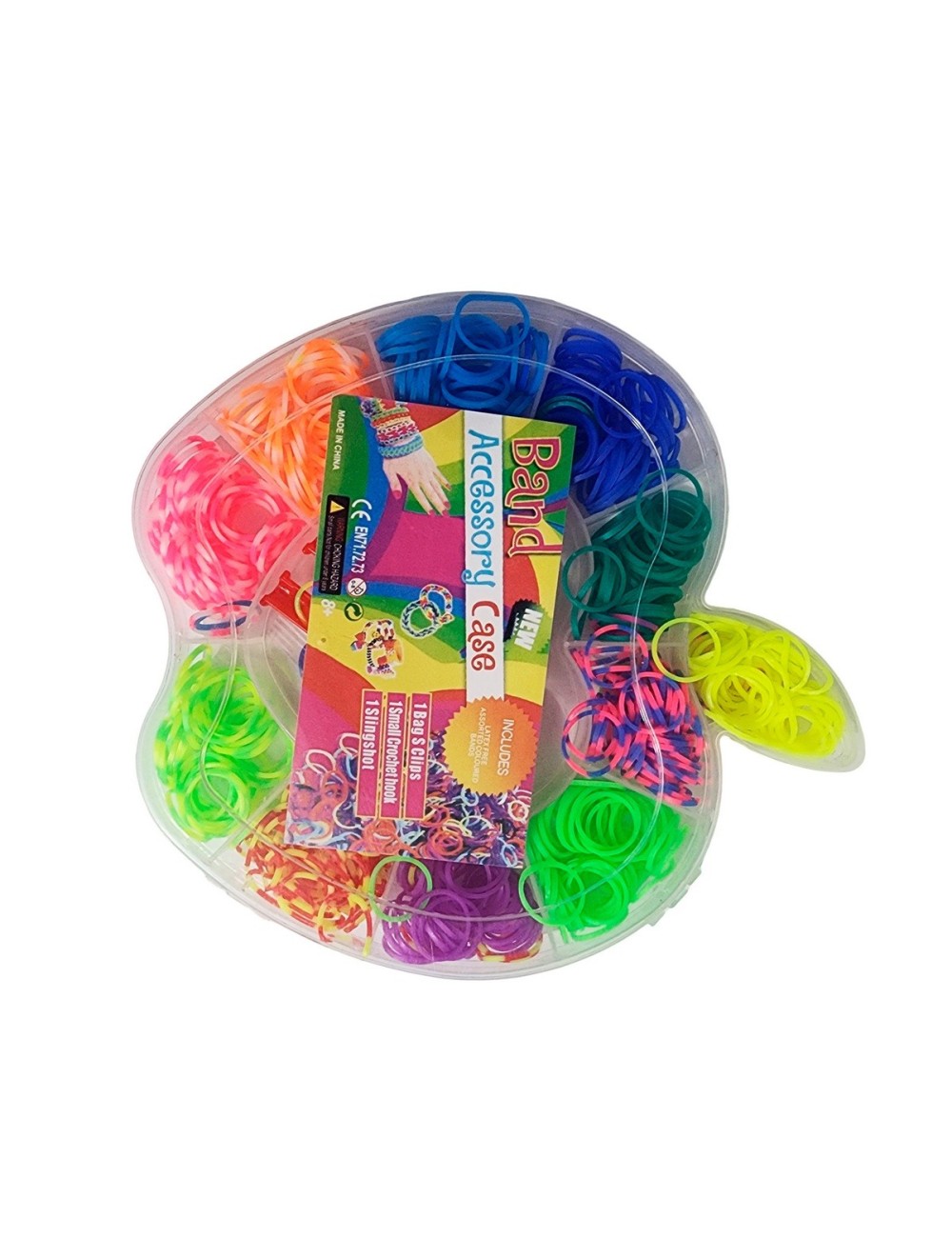 Set Kit Para Hacer Pulseras Niña Style + Estuche Manzana