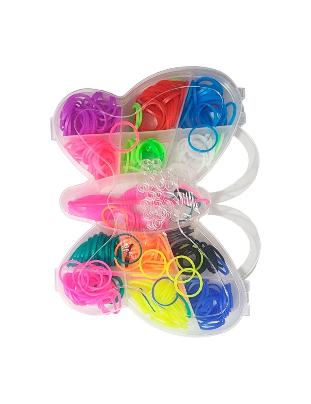 Set Kit Para Hacer Pulseras Niña Style + Estuche Mariposa