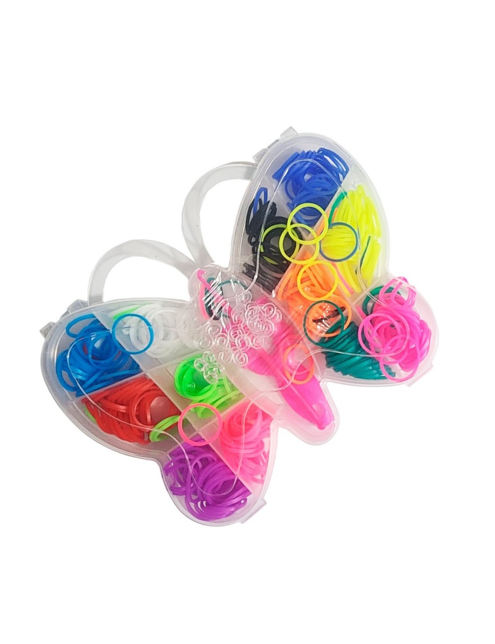 Set Kit Para Hacer Pulseras Niña Style + Estuche Mariposa