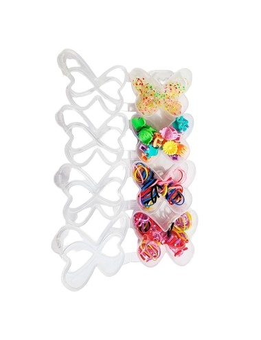 Set Kit Para Hacer Pulseras Niña Style + Estuche Mariposas