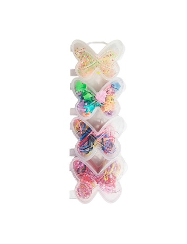 Set Kit Para Hacer Pulseras Niña Style + Estuche Mariposas