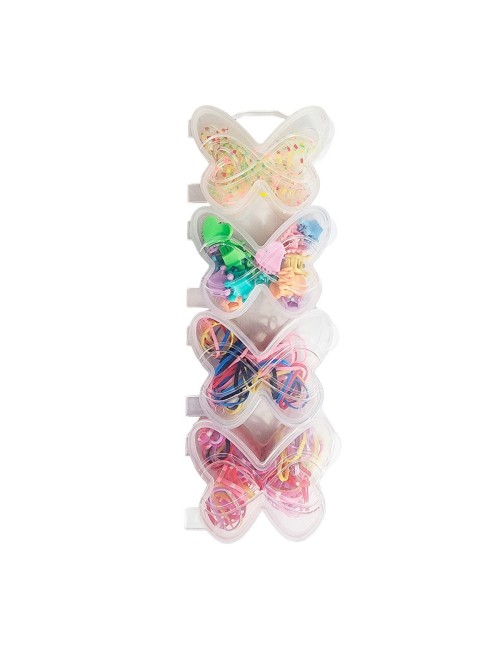 Set Kit Para Hacer Pulseras Niña Style + Estuche Mariposas