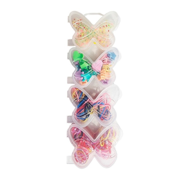 Set Kit Para Hacer Pulseras Niña Style + Estuche Mariposas