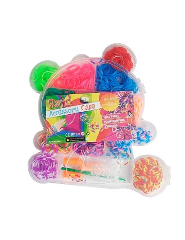 Set Kit Para Hacer Pulseras Niña Style + Estuche Osito