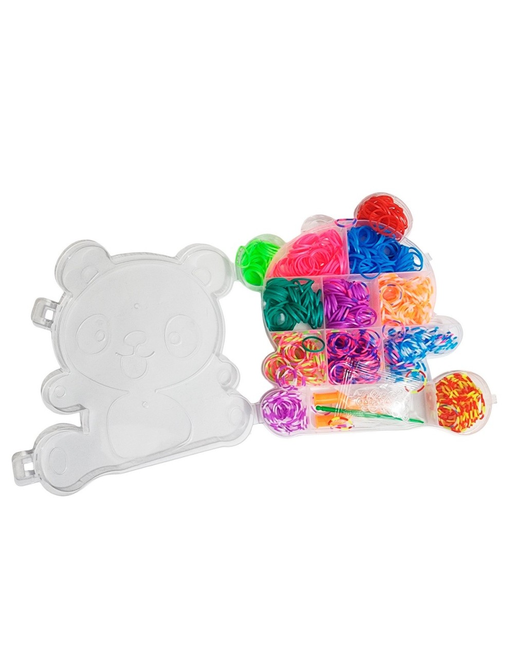 Set Kit Para Hacer Pulseras Niña Style + Estuche Osito