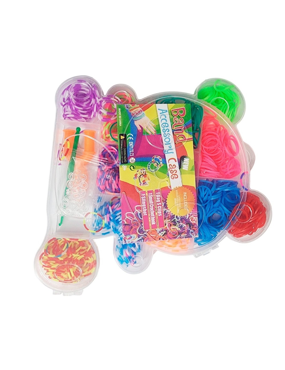 Set Kit Para Hacer Pulseras Niña Style + Estuche Osito