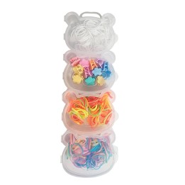 Set Kit Para Hacer Pulseras Niña Style + Estuche Ositos