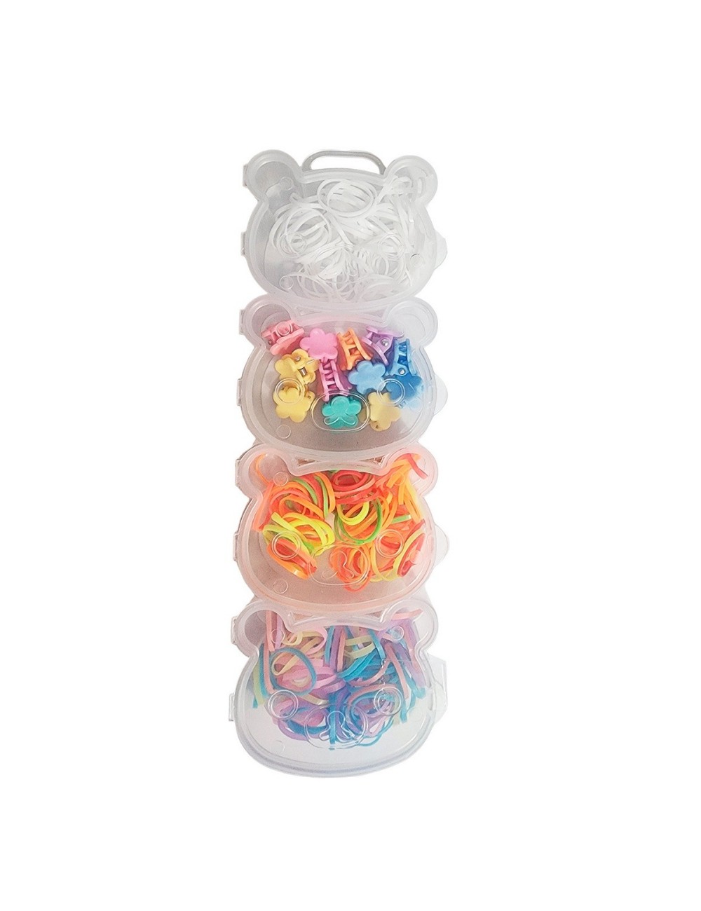 Set Kit Para Hacer Pulseras Niña Style + Estuche Ositos