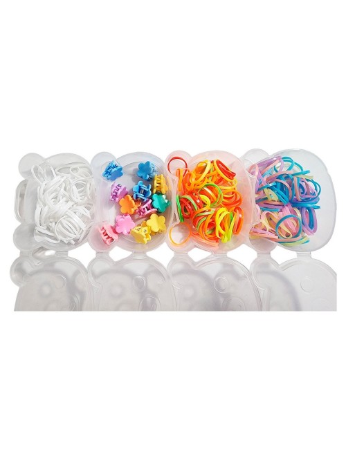 Set Kit Para Hacer Pulseras Niña Style + Estuche Ositos
