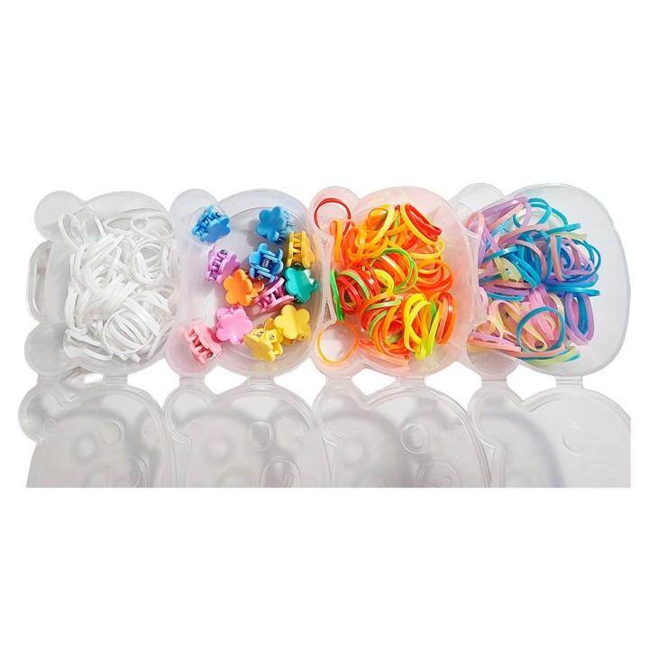 Set Kit Para Hacer Pulseras Niña Style + Estuche Ositos