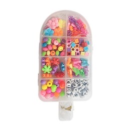 Set Kit Para Hacer Pulseras Pedreria + Estuche Paleta
