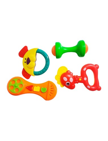 Sonajeros Para Bebe Juguete Aprendizaje Didactico Sonido