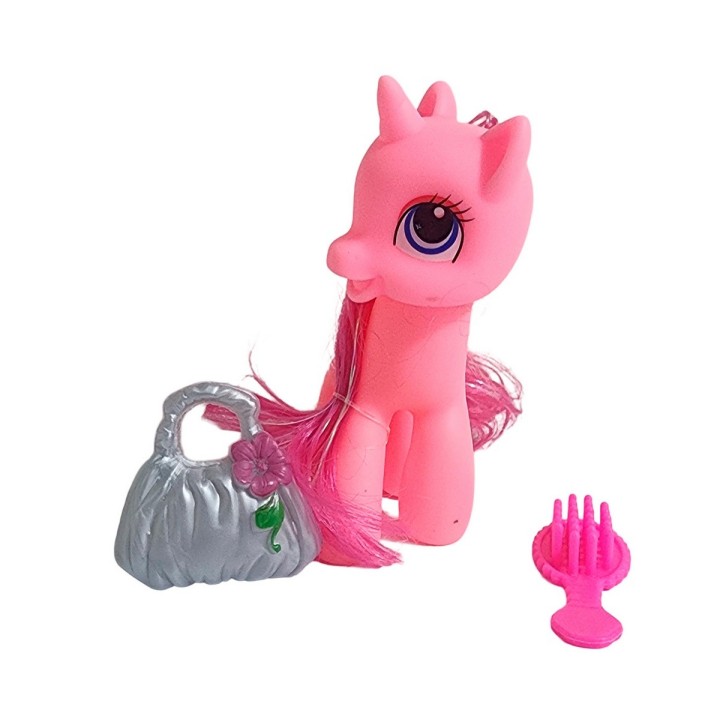Unicornio Pony Juguete Niñas Interactivo + Peine Y Bolso