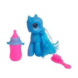 Unicornio Pony Juguete Niñas Interactivo + Peine Y Tetero