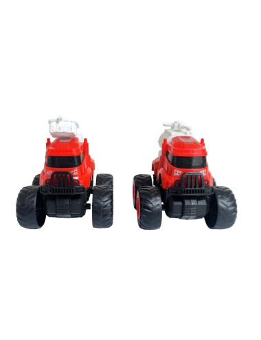 Carros Camiones De Bomberos Juguete Niños X 4 Unidades