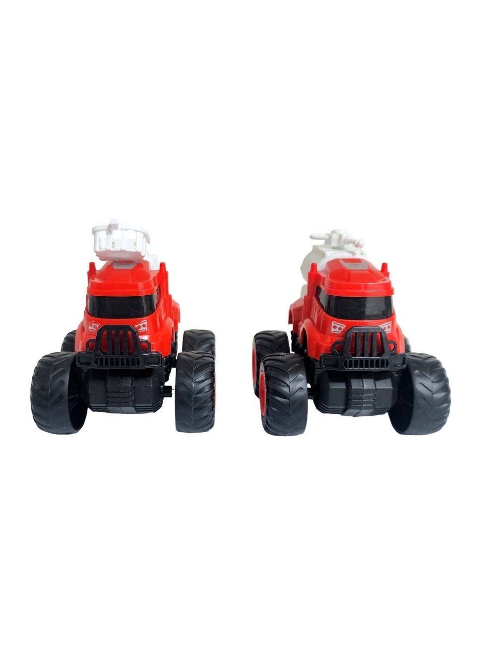 Carros Camiones De Bomberos Juguete Niños X 4 Unidades