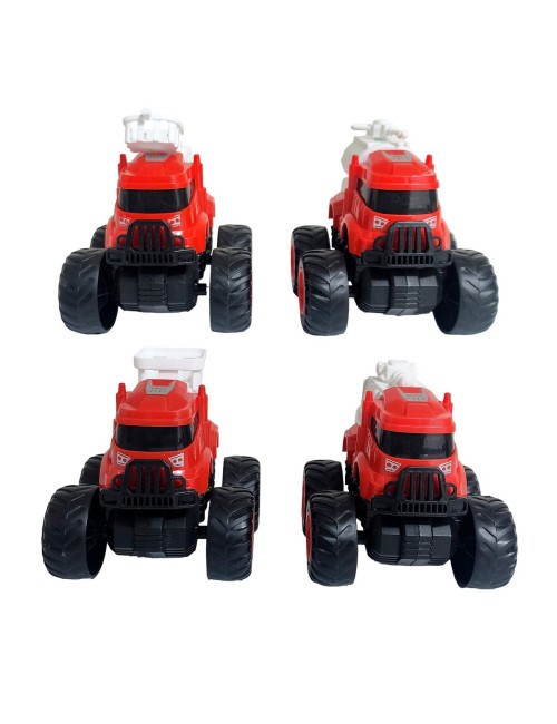 Carros Camiones De Bomberos Juguete Niños X 4 Unidades