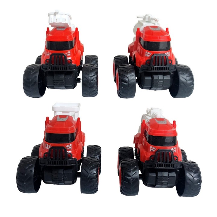 Carros Camiones De Bomberos Juguete Niños X 4 Unidades