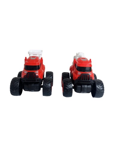 Carros Camiones De Bomberos Juguete Niños X 4 Unidades