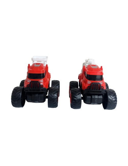 Carros Camiones De Bomberos Juguete Niños X 4 Unidades