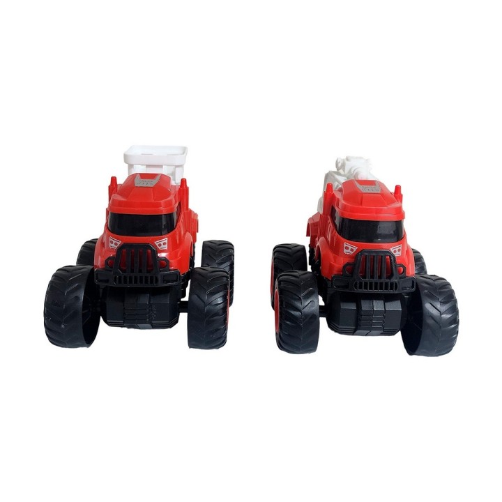 Carros Camiones De Bomberos Juguete Niños X 4 Unidades