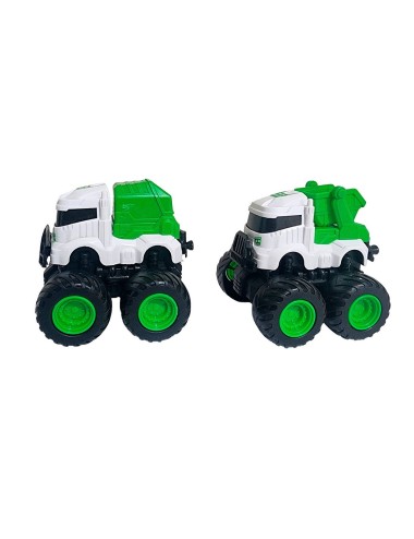 Carros Camiones De Recoleccion Juguete Niños X 4 Unidades