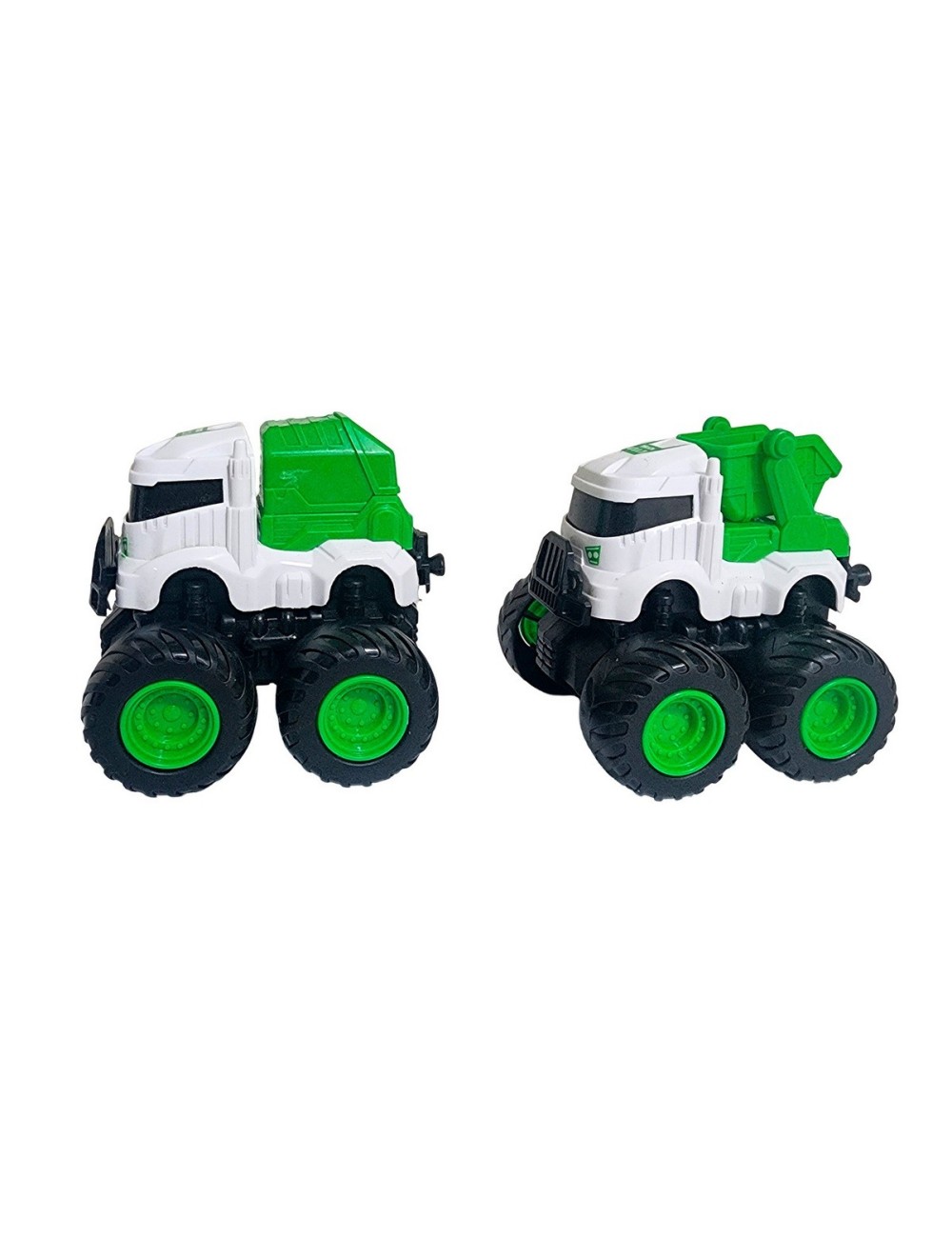 Carros Camiones De Recoleccion Juguete Niños X 4 Unidades