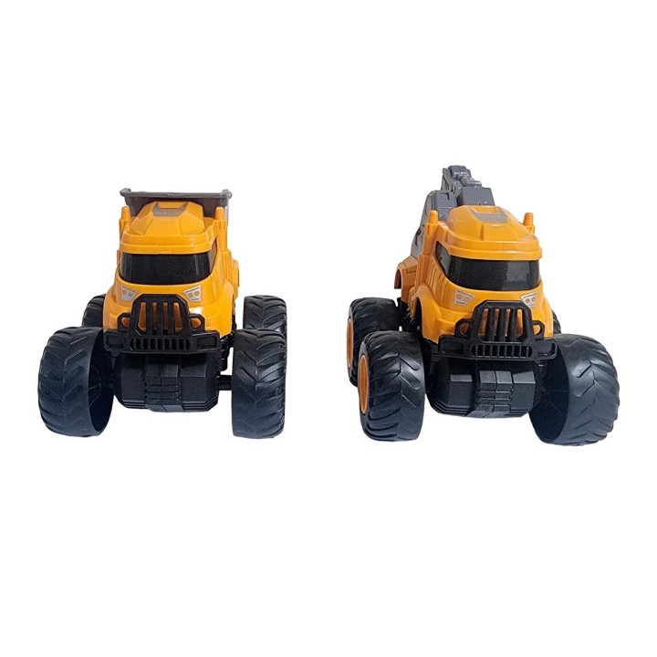 Carros Camiones De Construccion Juguete Niños X 4 Unidades