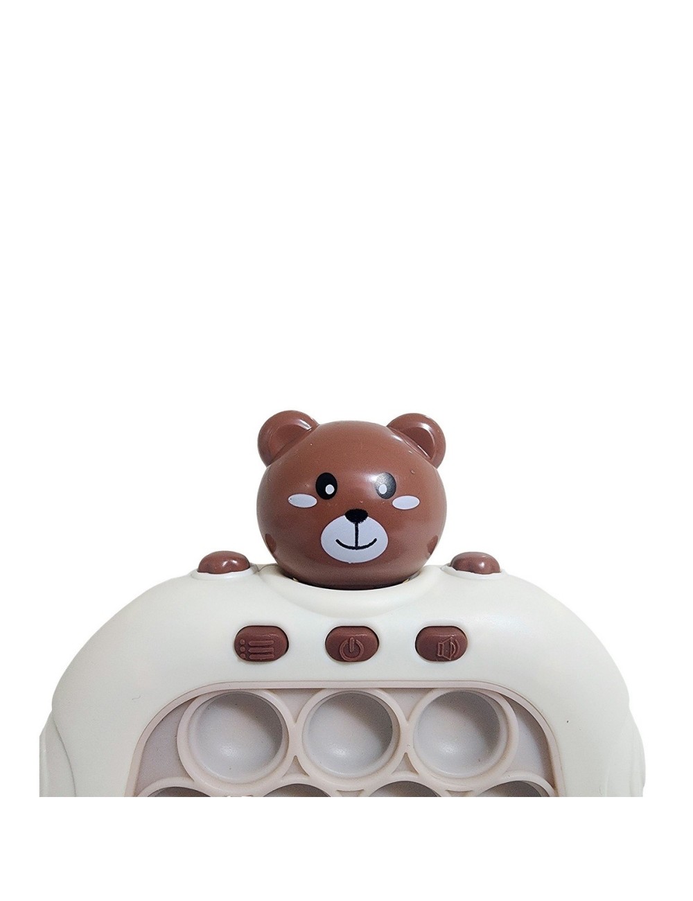 Juego De Memoria Luz Y Sonido Popit Push Oso Osito