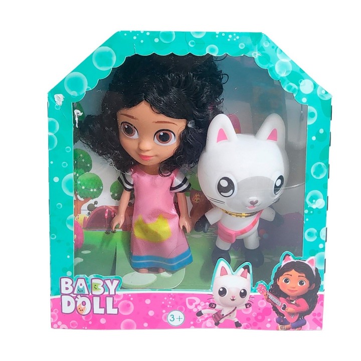 Muñeca Con Compañero Gato Juguete Niñas Gabby