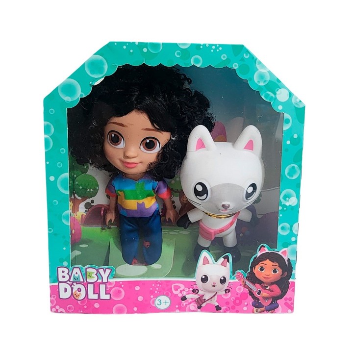 Muñeca Con Compañero Gato Juguete Niñas Gabby