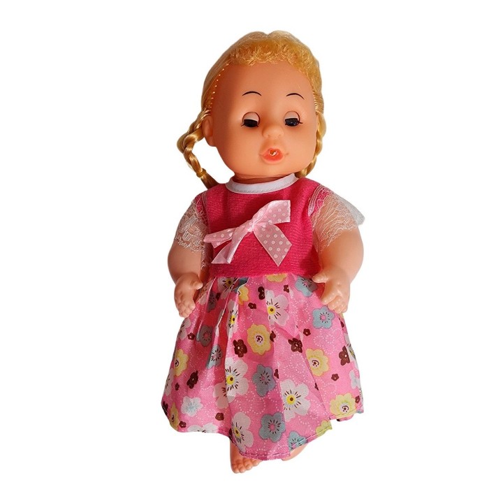 Muñeca Bebe Con Vestido + Accesorios De Belleza Juguete Niña