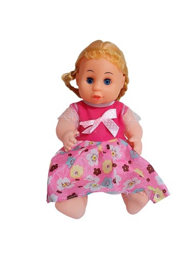 Muñeca Bebe Con Vestido + Accesorios De Belleza Juguete Niña