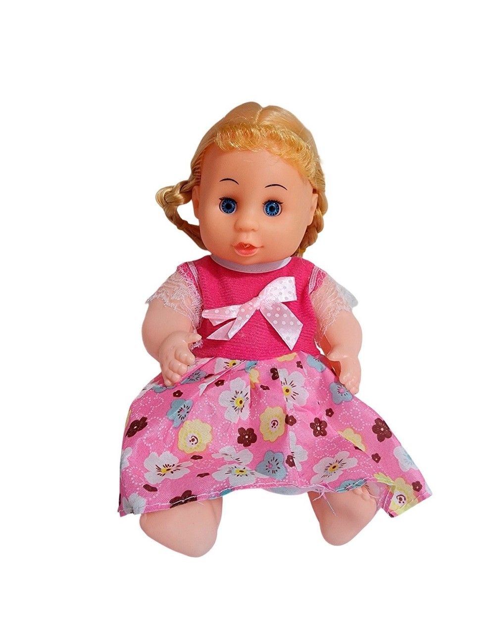 Muñeca Bebe Con Vestido + Accesorios De Belleza Juguete Niña